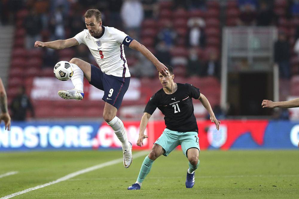 英格兰1-0击败奥地利，阿诺德欧洲杯赛前一日游