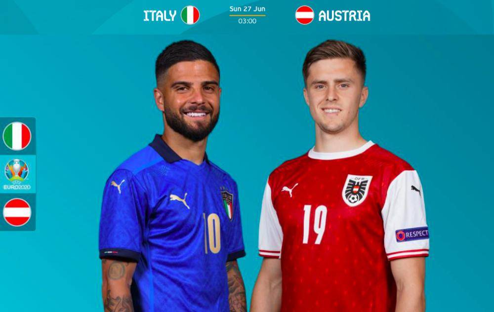 欧洲杯赛后：意大利2-1击败奥地利，东道主首次丢球