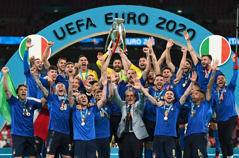 欧洲杯战报：意大利4-3英格兰，意大利队成功夺冠！