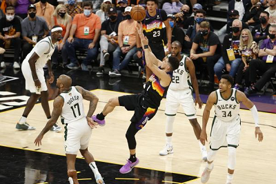 NBA战报：太阳119-123雄鹿，雄鹿队反超总比分！