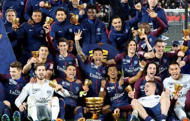 夺冠在望，巴黎最快10天后捧起法甲冠军奖杯