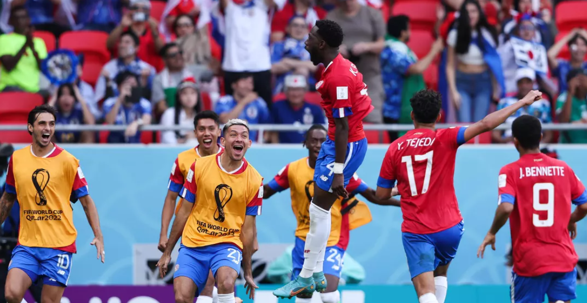 日本0:1哥斯达黎加，世界杯小组赛日本惨败