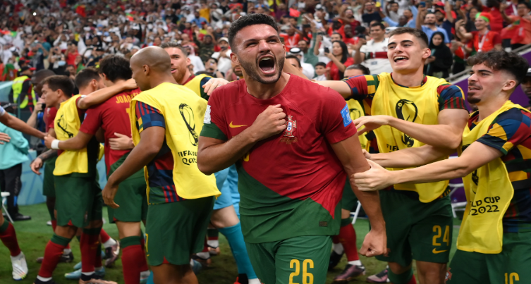 摩洛哥1:3葡萄牙，葡萄牙有望晋级世界杯半决赛