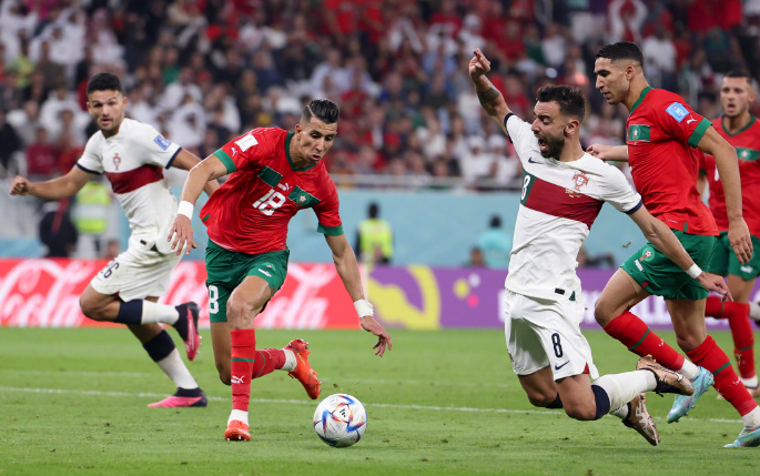 摩洛哥力克葡萄牙，非洲球队首进世界杯四强