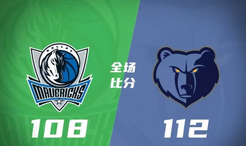 独行侠108-112灰熊