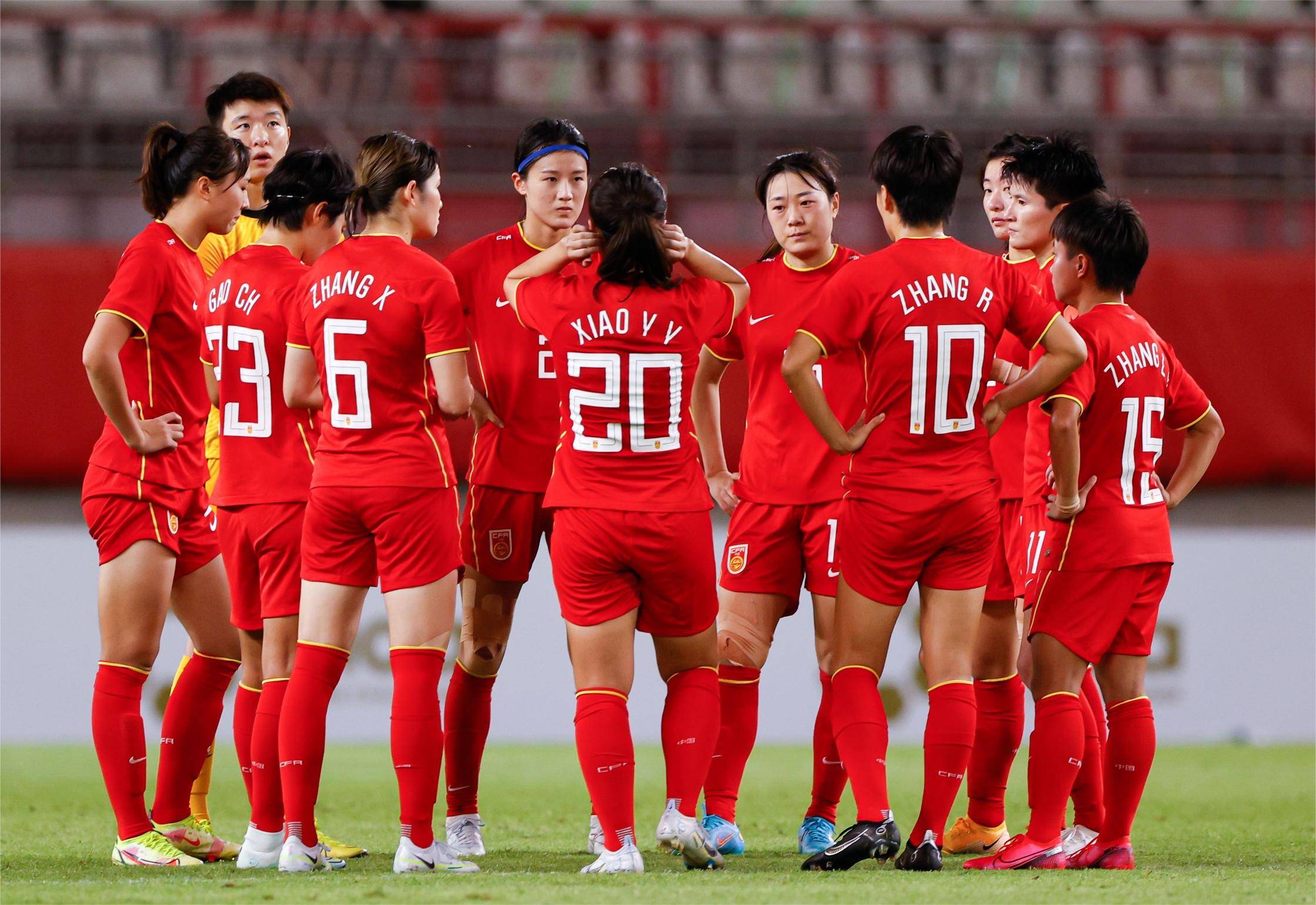 中国女足对阵日本女足