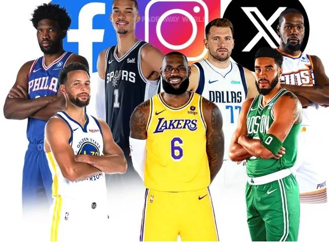 NBA社交媒体上最受欢迎前5名球队