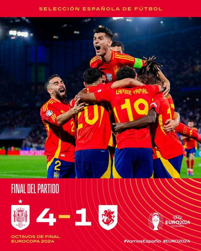 4-1！西班牙队大逆转战胜格鲁吉亚队