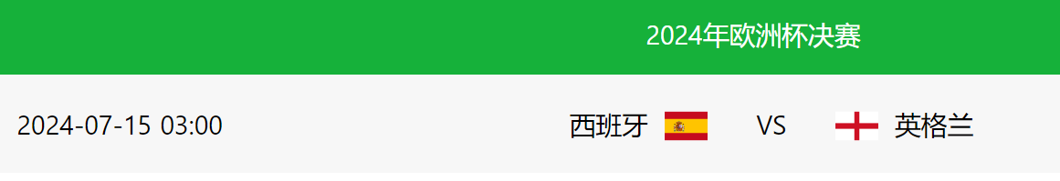 2024年欧洲杯决赛时间，2024年欧洲杯决赛对阵球队