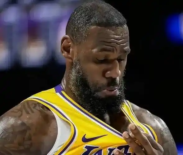 詹姆斯于NBA常规赛至今数据统计，排联盟倒数第13位