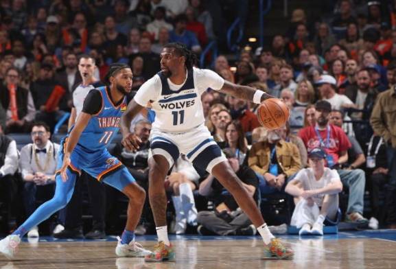 NBA季后赛G2:雷霆 VS 森林狼,雷霆进攻火力强大
